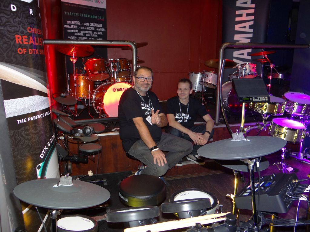 Le stand Yamaha avec Nico Filiatreau